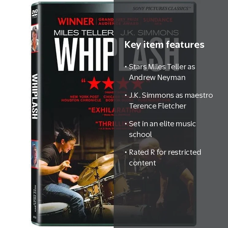 Sony Pictures Entertainment, Whiplash DVD, Miles Teller - Walmart.com