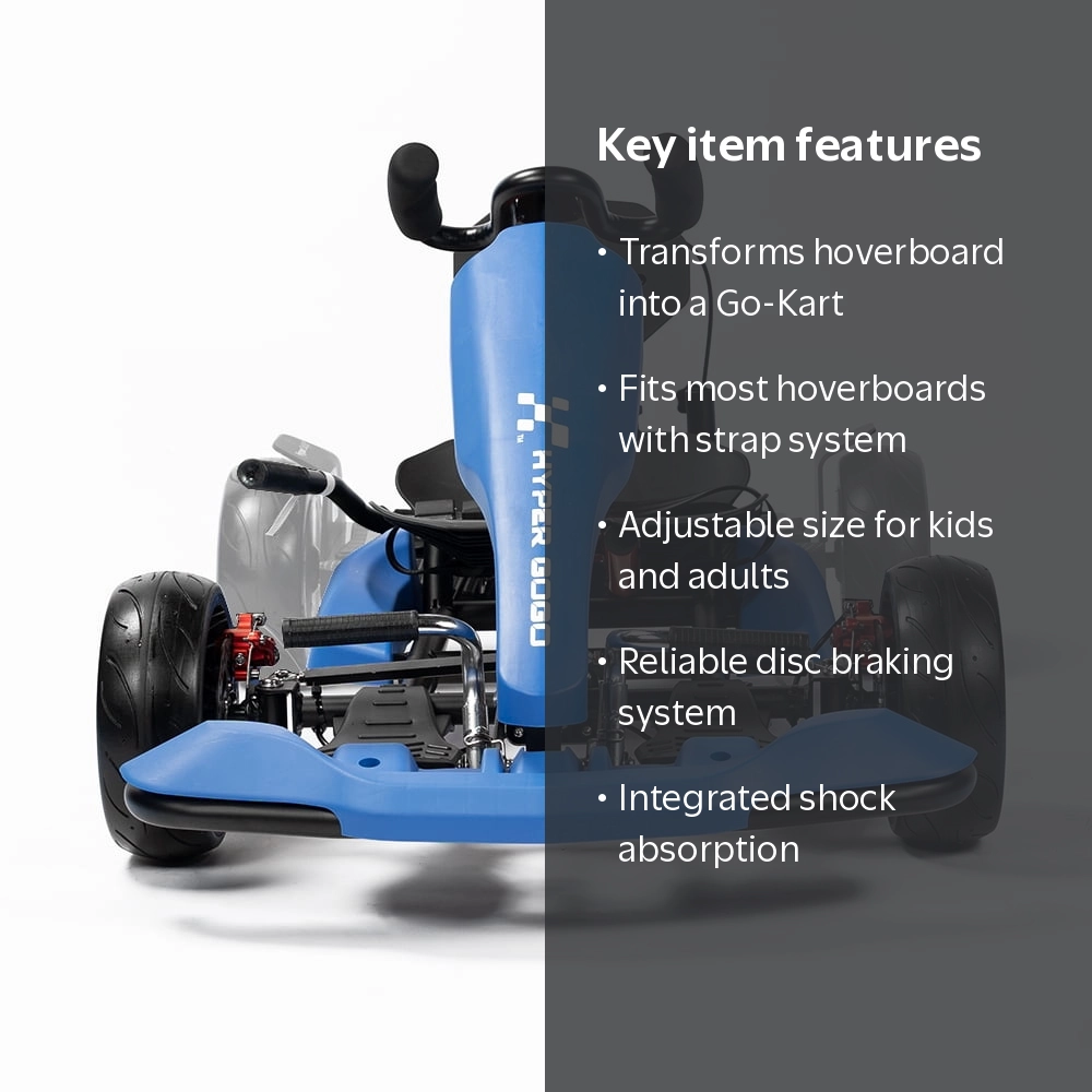 HYPER GOGO GoKart Kit - Hoverboard Accessory - Converts to