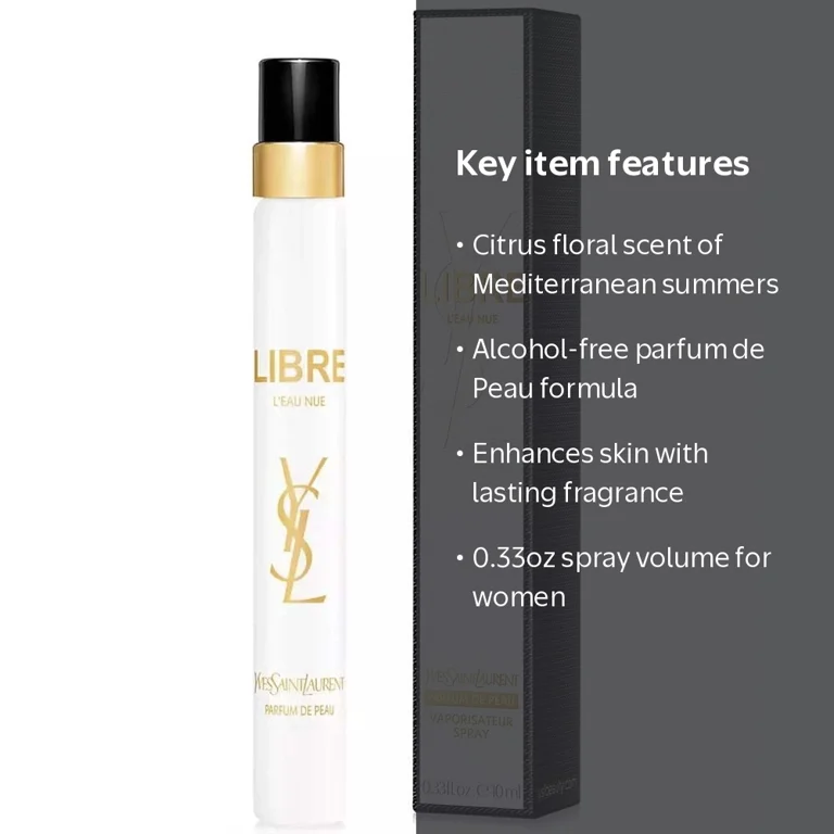 YSL Libre L'eau Nue by Yves Saint Laurent for Women 0.33oz Parfum