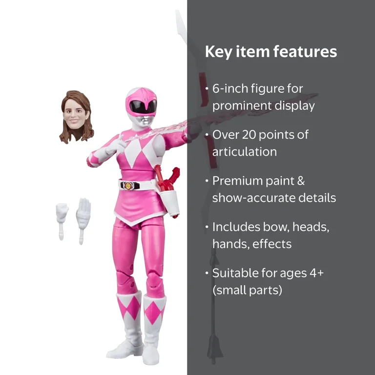 Power Rangers, Lightning Collection Mighty Morphin Pink Ranger