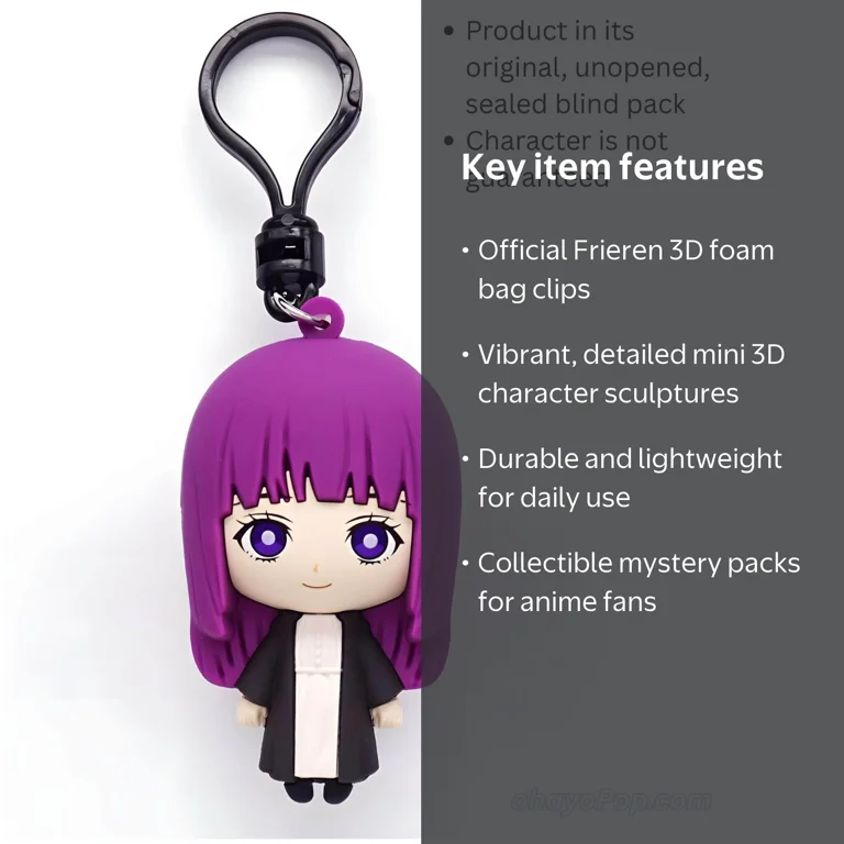 Frieren: Beyond Journey's End 3D Foam Bag Clip Mystery Pack
