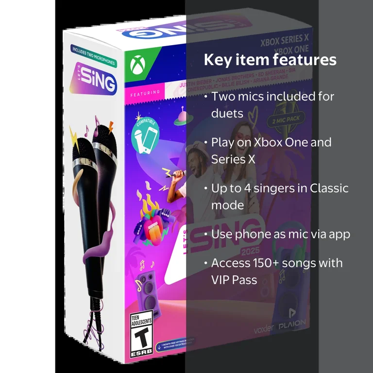 Let'S Sing 2025 (2-Mic Bundle) for Xbox One & Xbox Series X