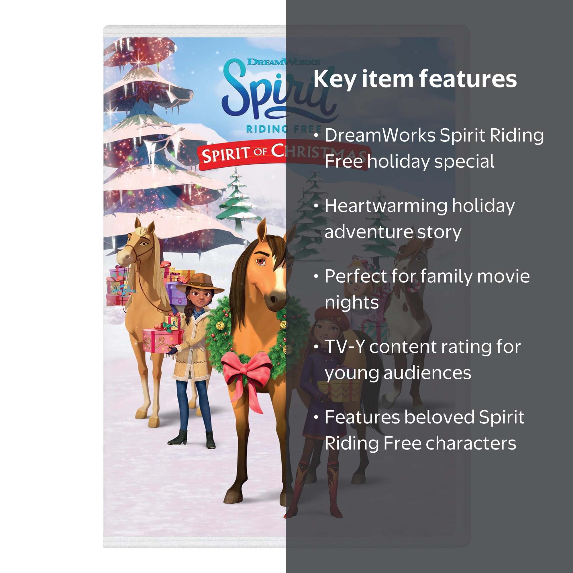DreamWorks Spirit Riding Free: Spirit of Christmas (DVD) - Walmart.com