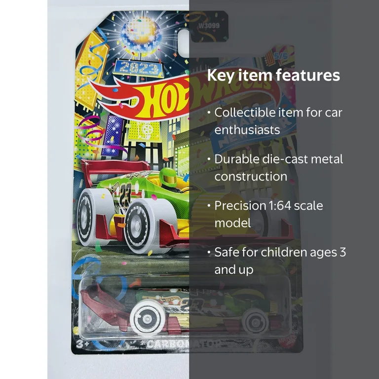 Hot Wheels, Carbonator, 1:64 Scale Die-Cast Car, Happy New Year