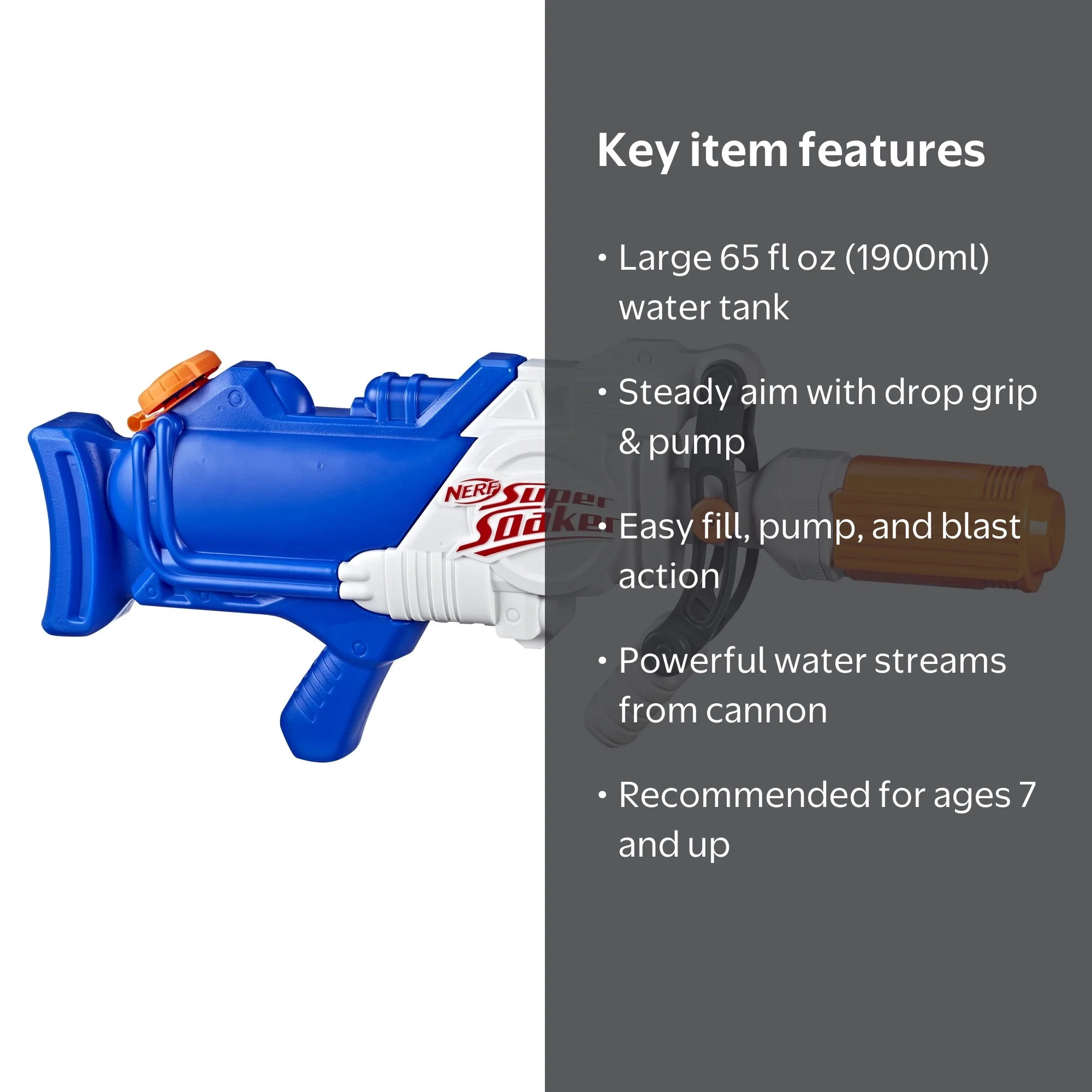 Nerf Hydro Super Soaker Hydra Water Blaster for Outdoor Water