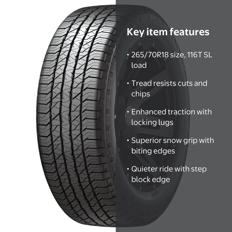 Hankook Dynapro AT2 RF11 All Terrain Tire 265/70R18 116T - Walmart.com