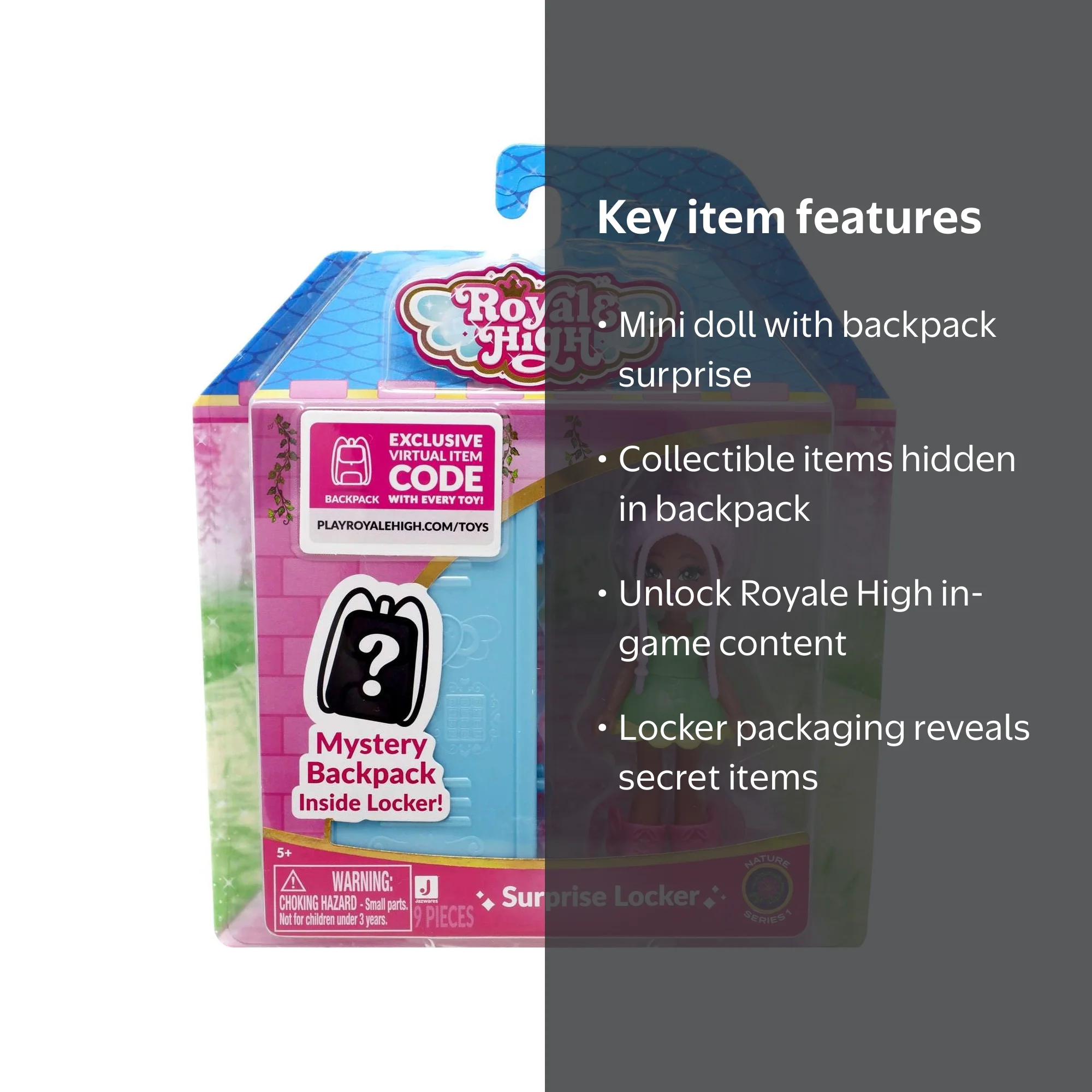 Royale High Surprise Locker Nature Mini Doll (Mystery Backpack
