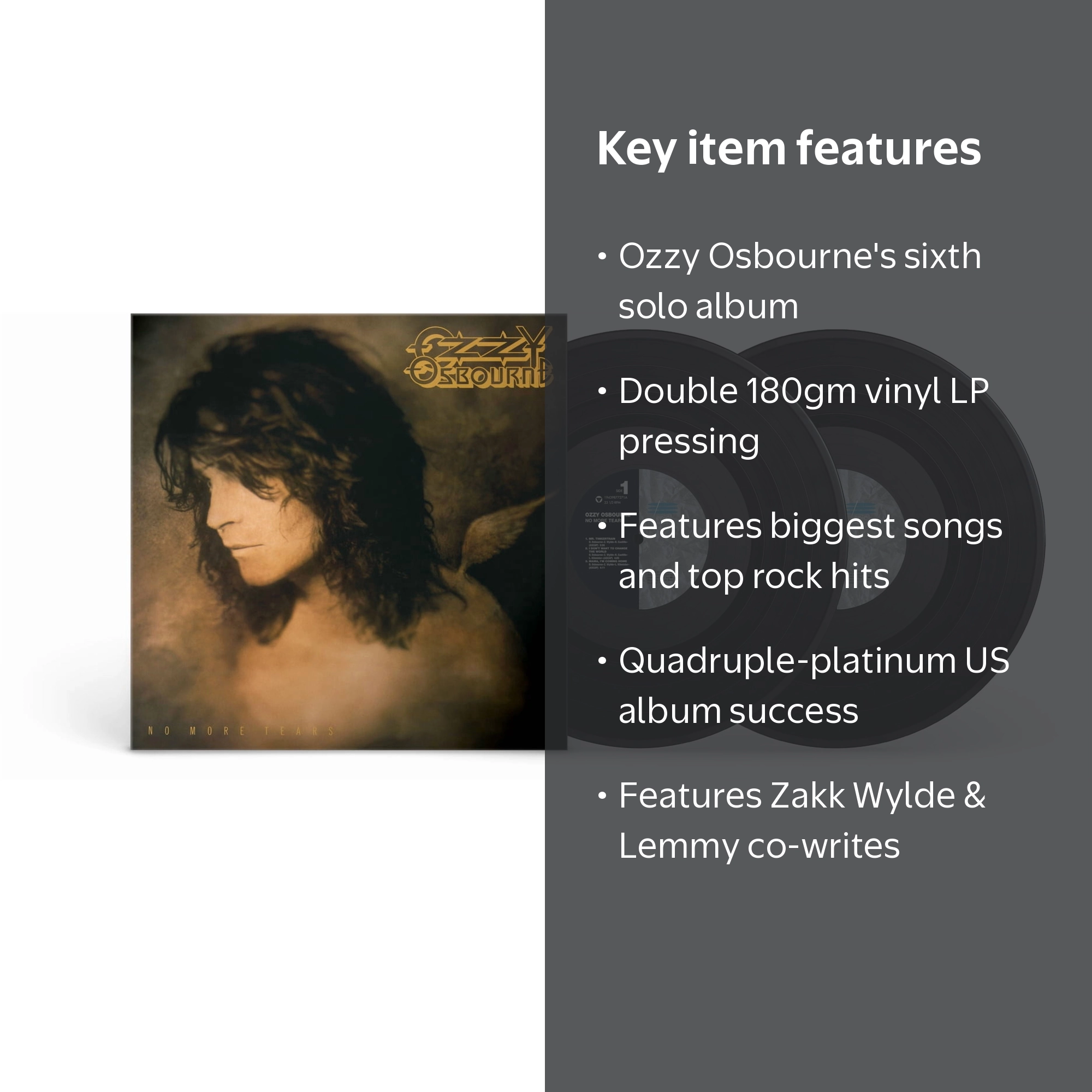 Ozzy Osbourne - No More Tears - Music & Performance - Vinyl