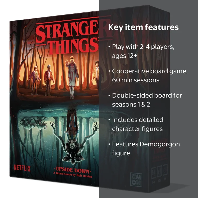 Stranger Things: Upside Down Cooperative Board Game for Ages 12