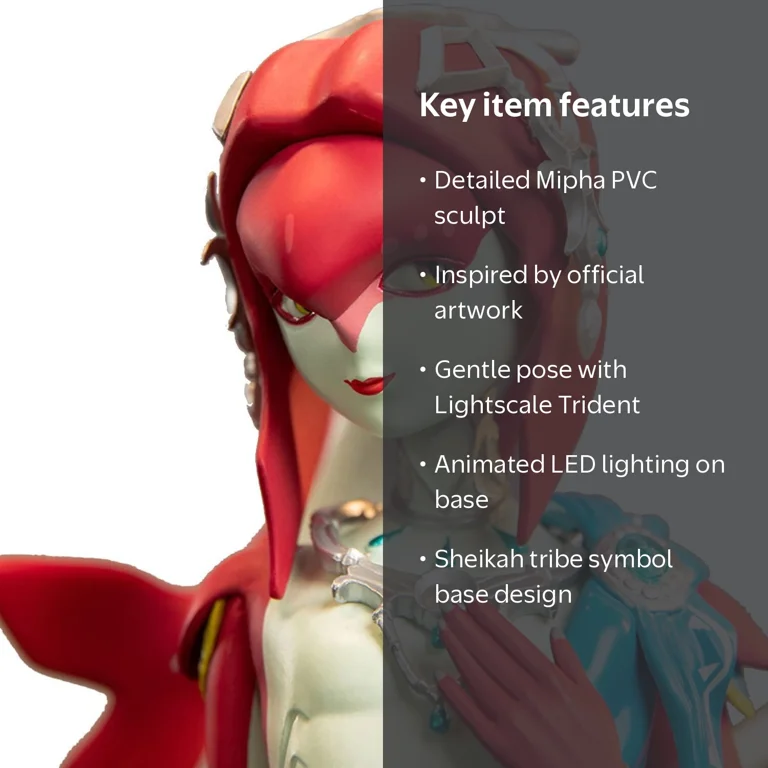 First 4 Figures Legend of Zelda: Breath of The Wild Mipha Action