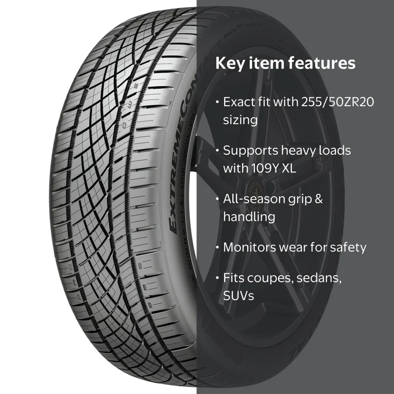 Continental DWS06 PLUS 255/50ZR20XL 109Y BSW Performance All
