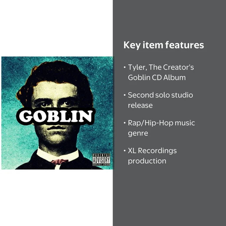 Tyler, the Creator - Goblin - Music & Performance - CD - Walmart.com