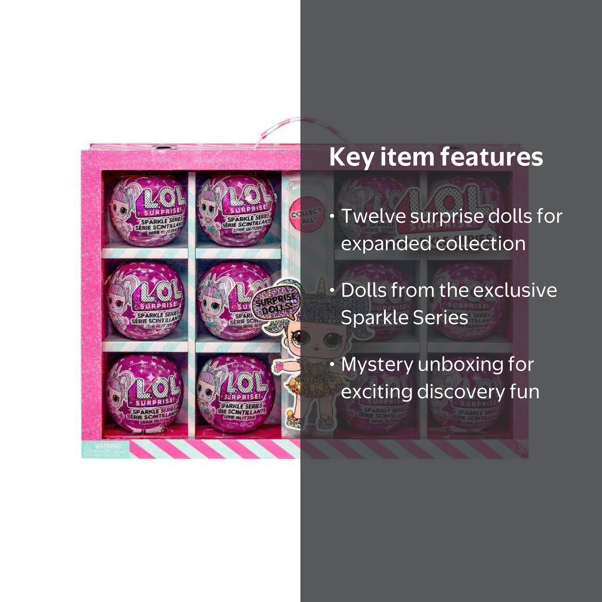 LOL Surprise Dolls Sparkle Series Mystery Toy 12-Pack - Walmart.com