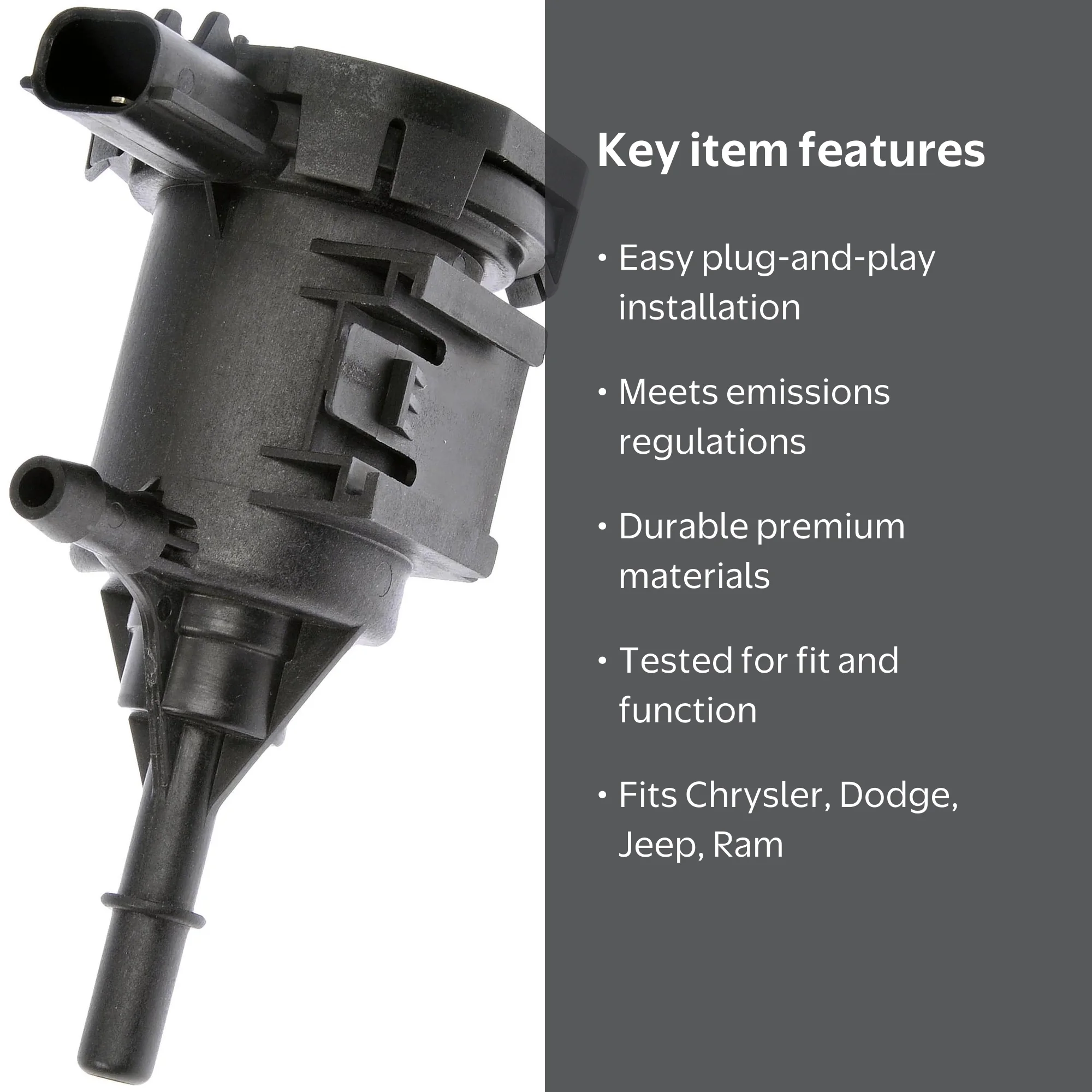 Dorman 911-481 Vapor Canister Purge Valve for Specific Models