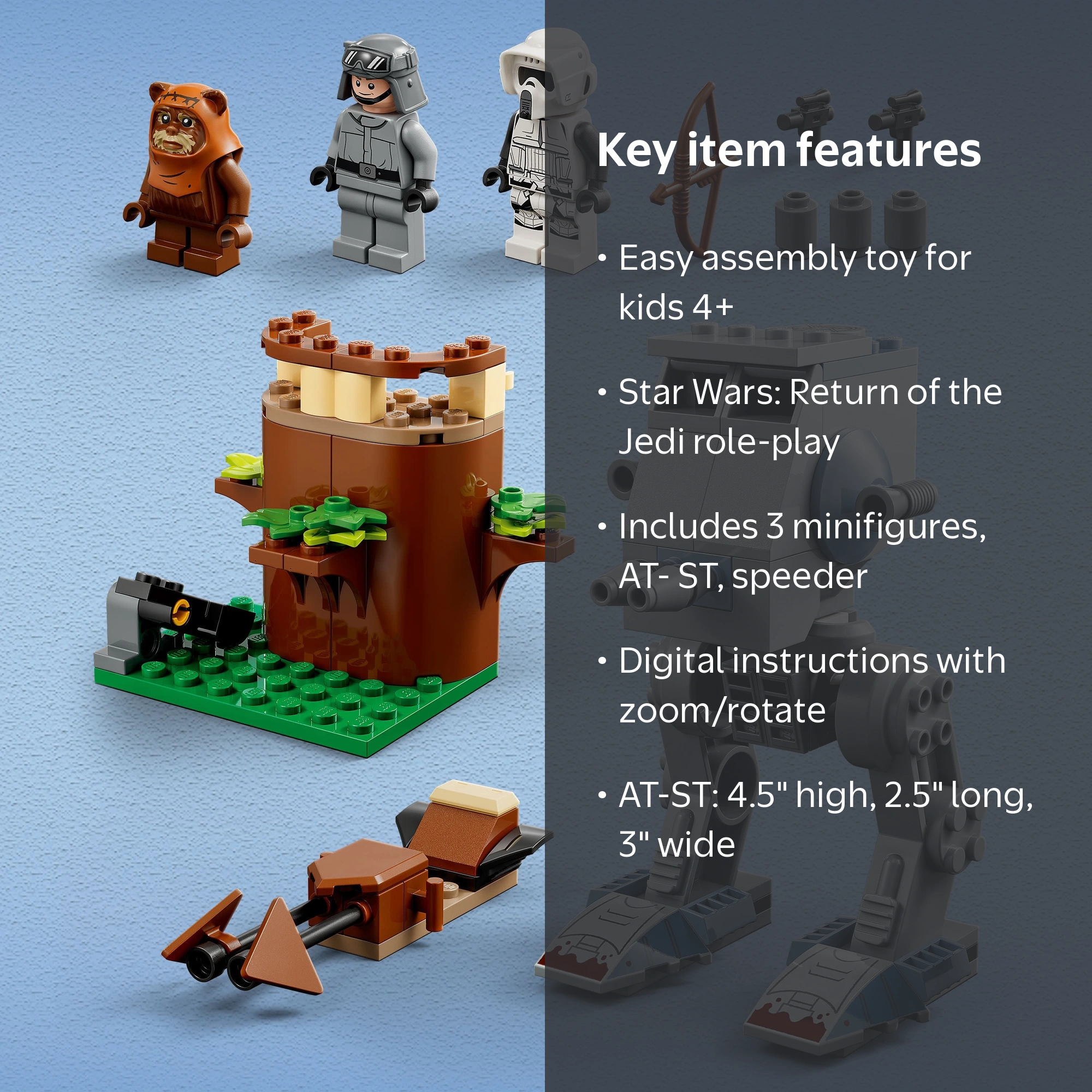 LEGO, Star Wars 75332 AT-ST Walker, Model Code Verbatim, Battle