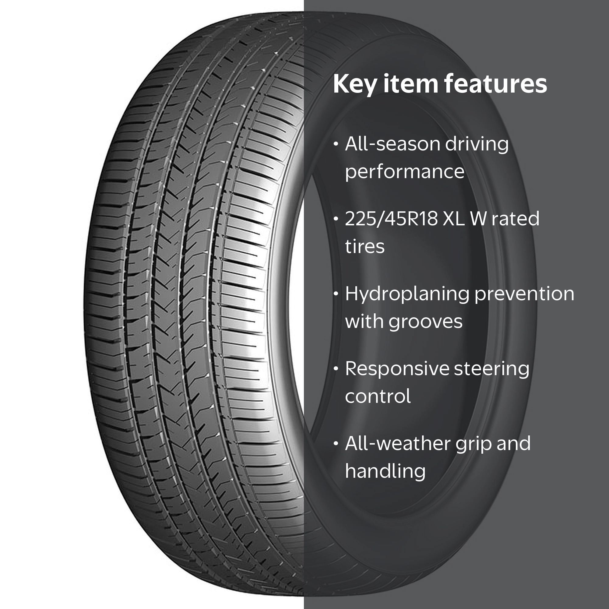 Free Shipping! Leao Lion Sport 3 All Season 225/45R18 95W XL Ultra