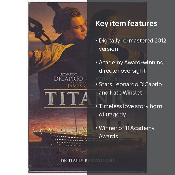 Titanic (1997) - Digitally Remastered DVD - Walmart.com