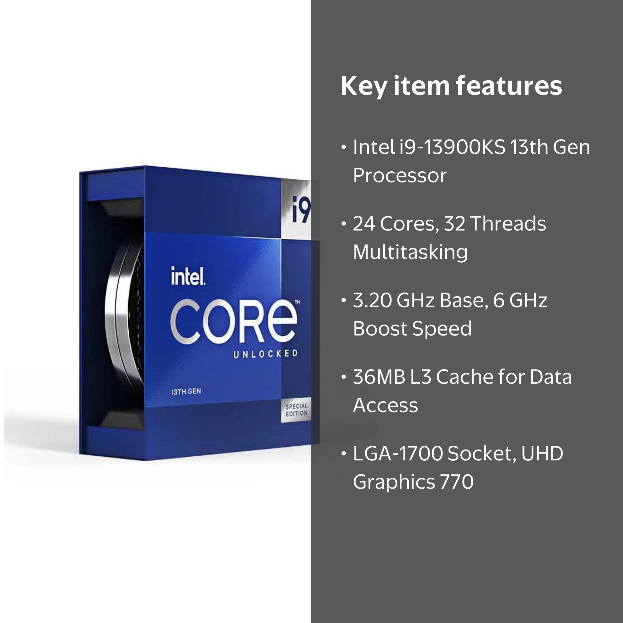 Intel Core i9-13900KS - Core i9 13th Gen Raptor Lake 24-Core (8P+