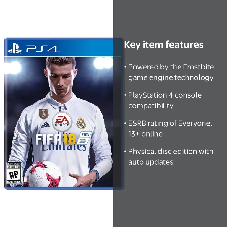 Electronic Arts FIFA 18 for PlayStation 4 - Frostbite Powered