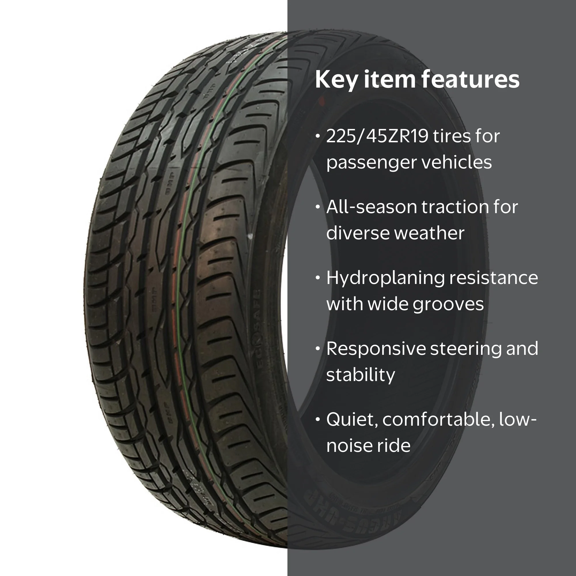 Zenna Argus-UHP 225/45ZR19 96W XL All-Season Passenger Tire for