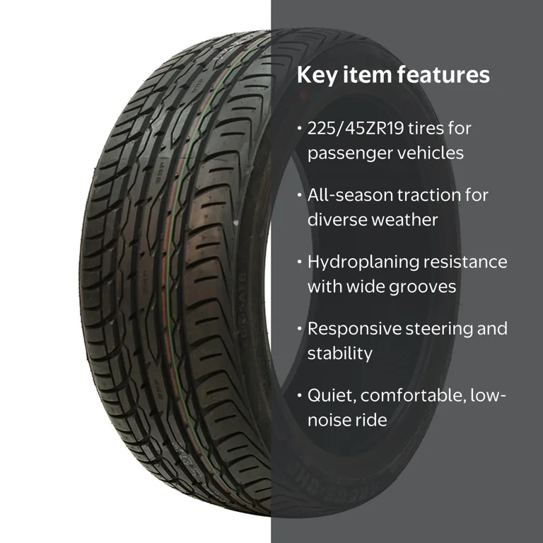 Zenna Argus-UHP 225/45ZR19 96W XL All-Season Passenger Tire for Zenna Argus-UHP 225/45ZR19 96W XL All-Season Passenger Tire for