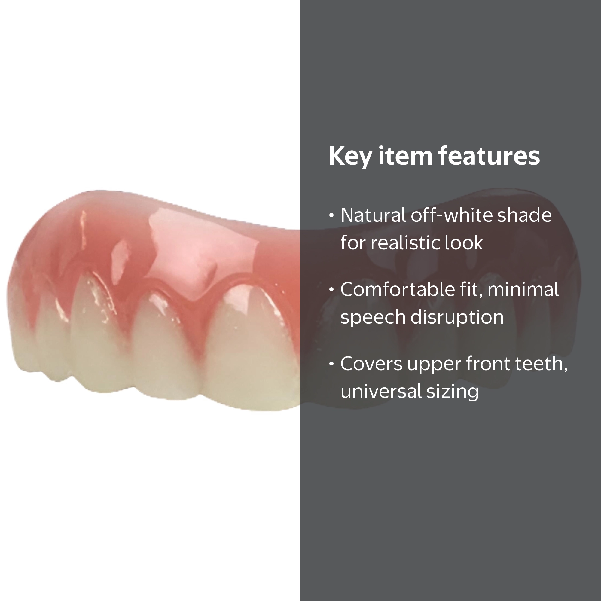 Instant Smile Comfort Fit Flex - Natural Shade Snap Veneers