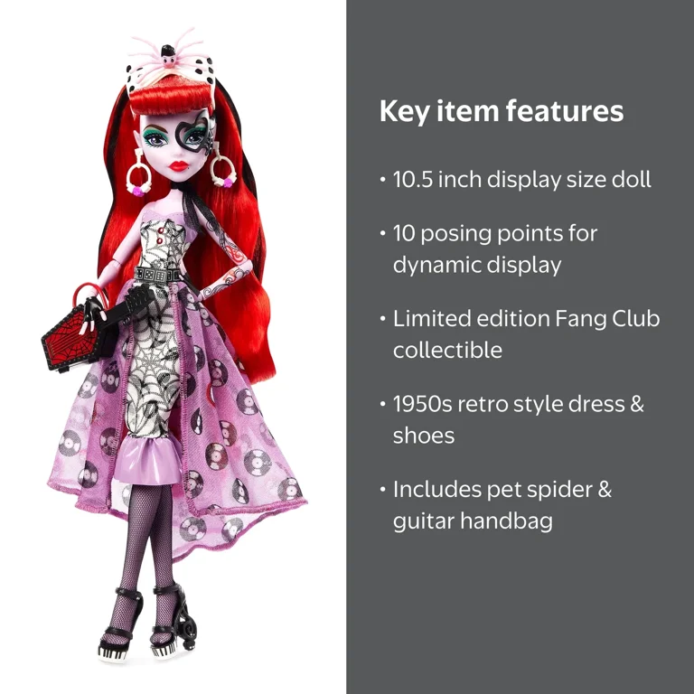 Monster High, Outta Fright Operetta Doll, Limited Edition, 10.5