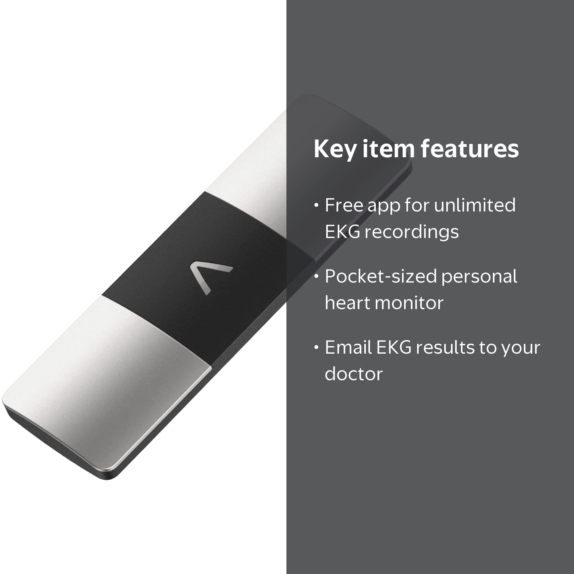 AliveCor, KardiaMobile 6L EKG Heart Monitor, 6-Lead medical grade