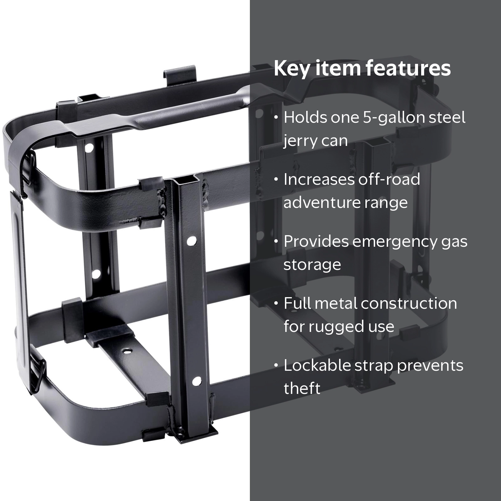 JANE SMITH 別注コンビネーションミリタリータンク Smittybilt Jerry Gas Can Holder (Black) - 2798 - Walmart.com
