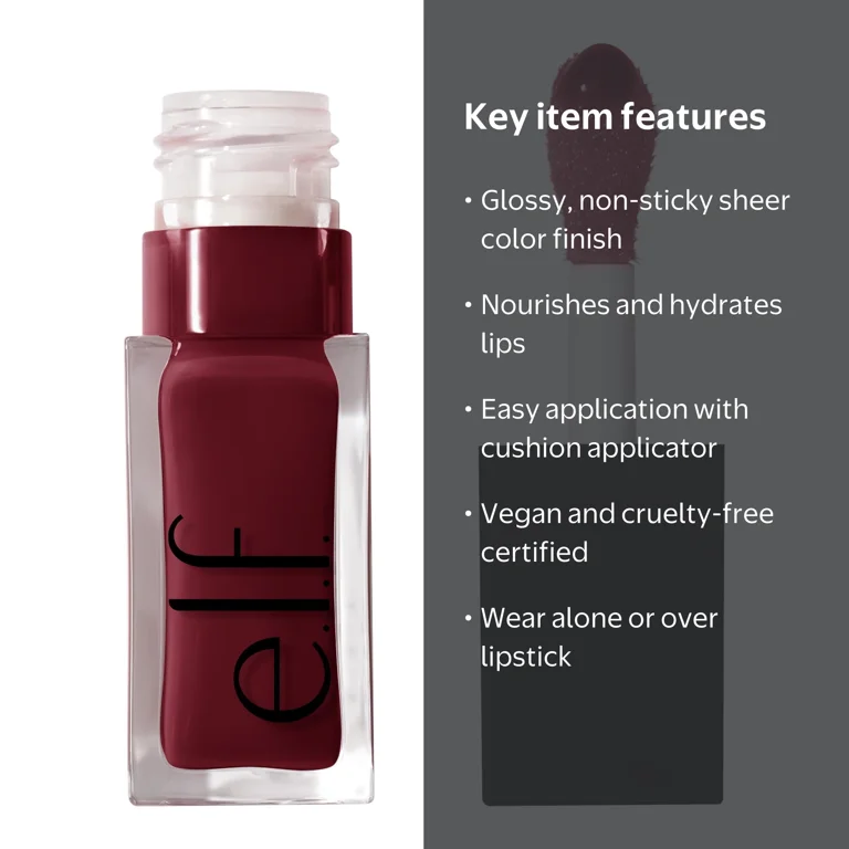 e.l.f. Cosmetics, Lip Oil, 0.25 fl. oz., Glow Reviver Jam Session