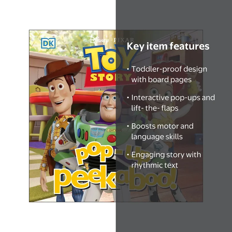 Pop-Up Peekaboo! Disney Pixar Toy Story Board Book - Walmart.com