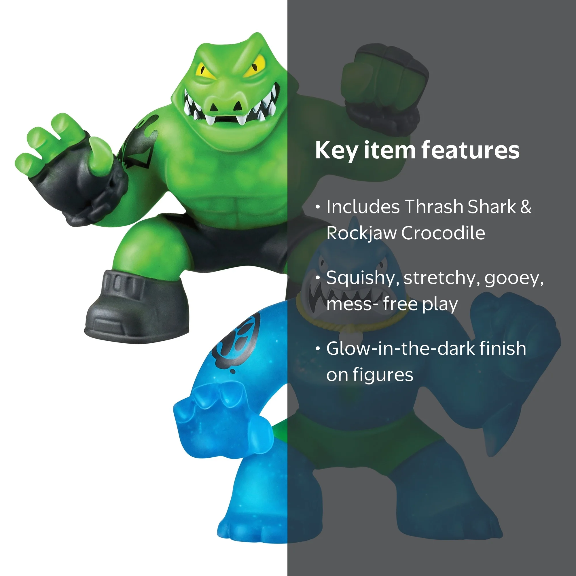 Heroes of Goo Jit Zu Toys: Versus 2-Pack Action Figures, Thrash vs