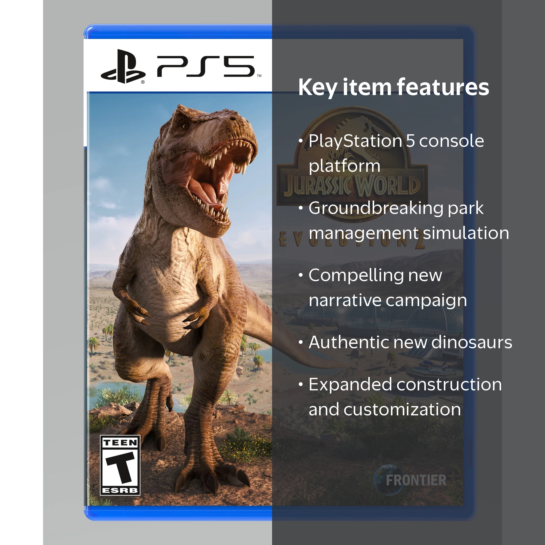 Jurassic World Evolution 2, Frontier, PlayStation 5, SOS01681