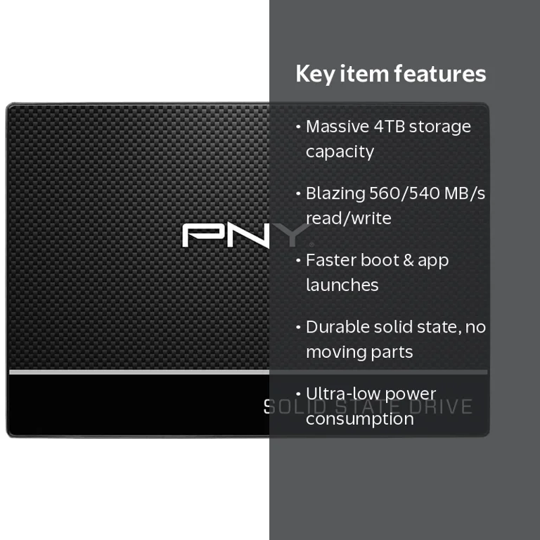 PNY CS900 4TB SATA III 3D NAND 2.5