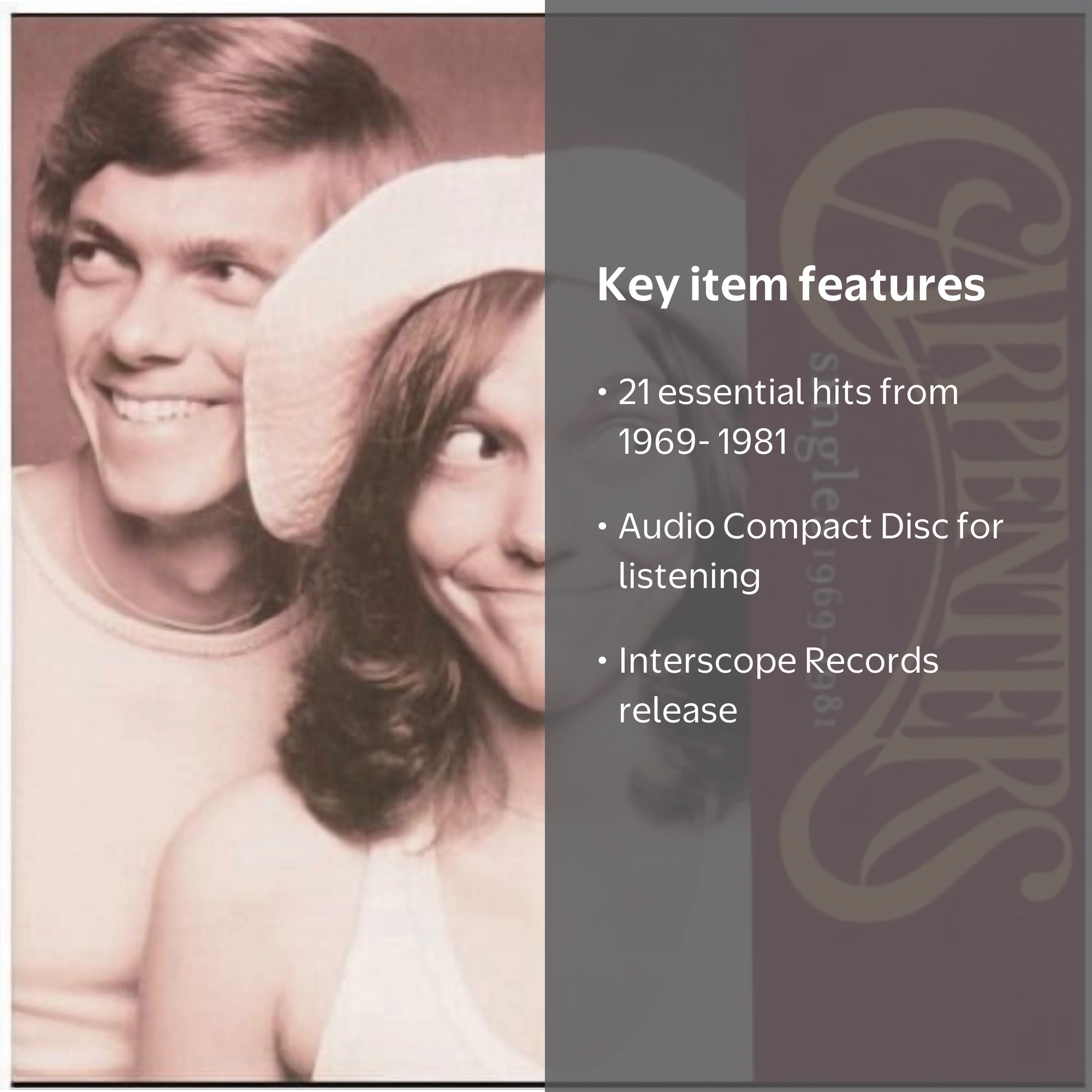 洋楽 CARPENTERS Singles 1969-1984 SACD Carpenters: Album - Singles 1969-1981 SACD