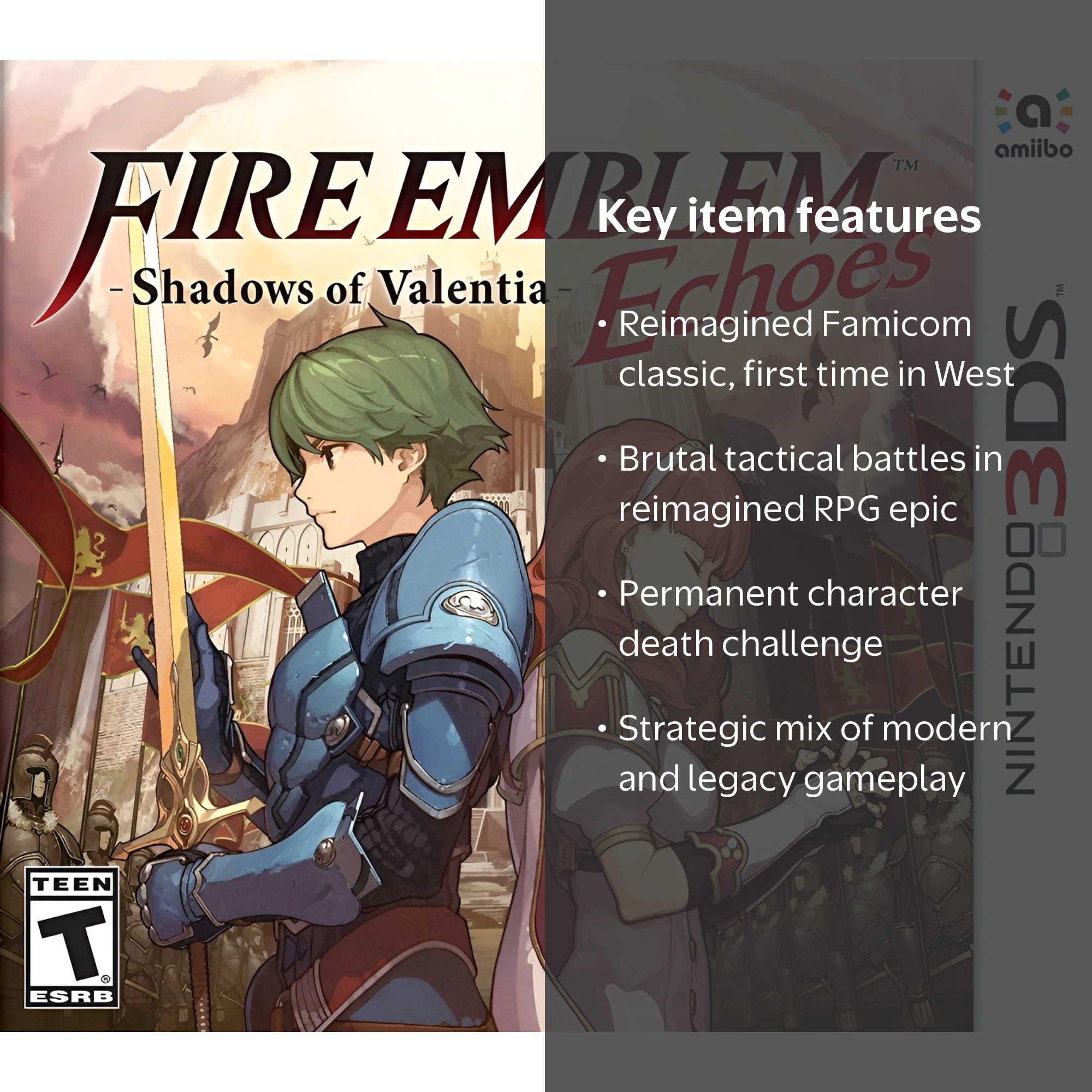 Fire Emblem Echoes: Shadows of Valentia, Nintendo, Nintendo 3DS