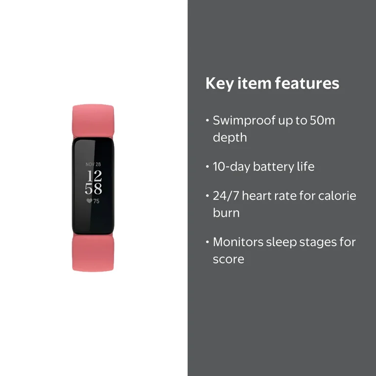 Fitbit Inspire 2 Heart Rate & Activity Tracker - Wellness Step HR