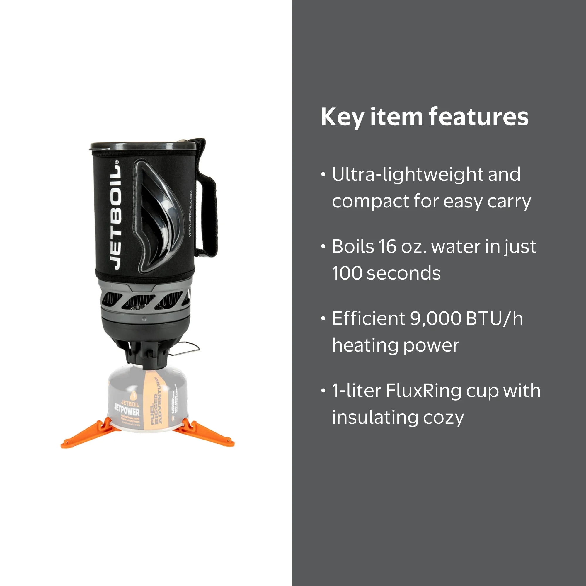 Jet Boil Portable Outdoor Jetboil Flash Cooking System Burner Pot