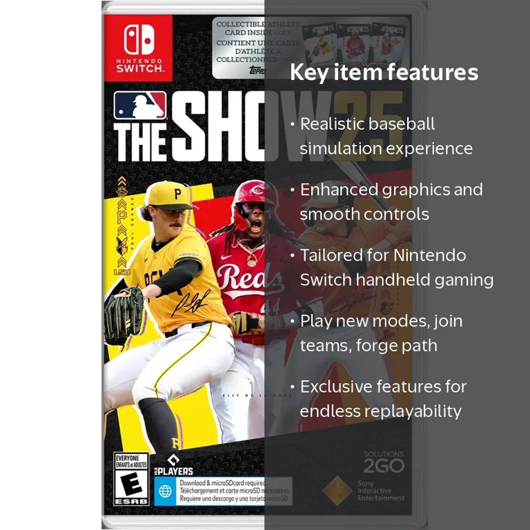 MLB, Baseball Simulation Game, for Nintendo Switch - Walmart.com