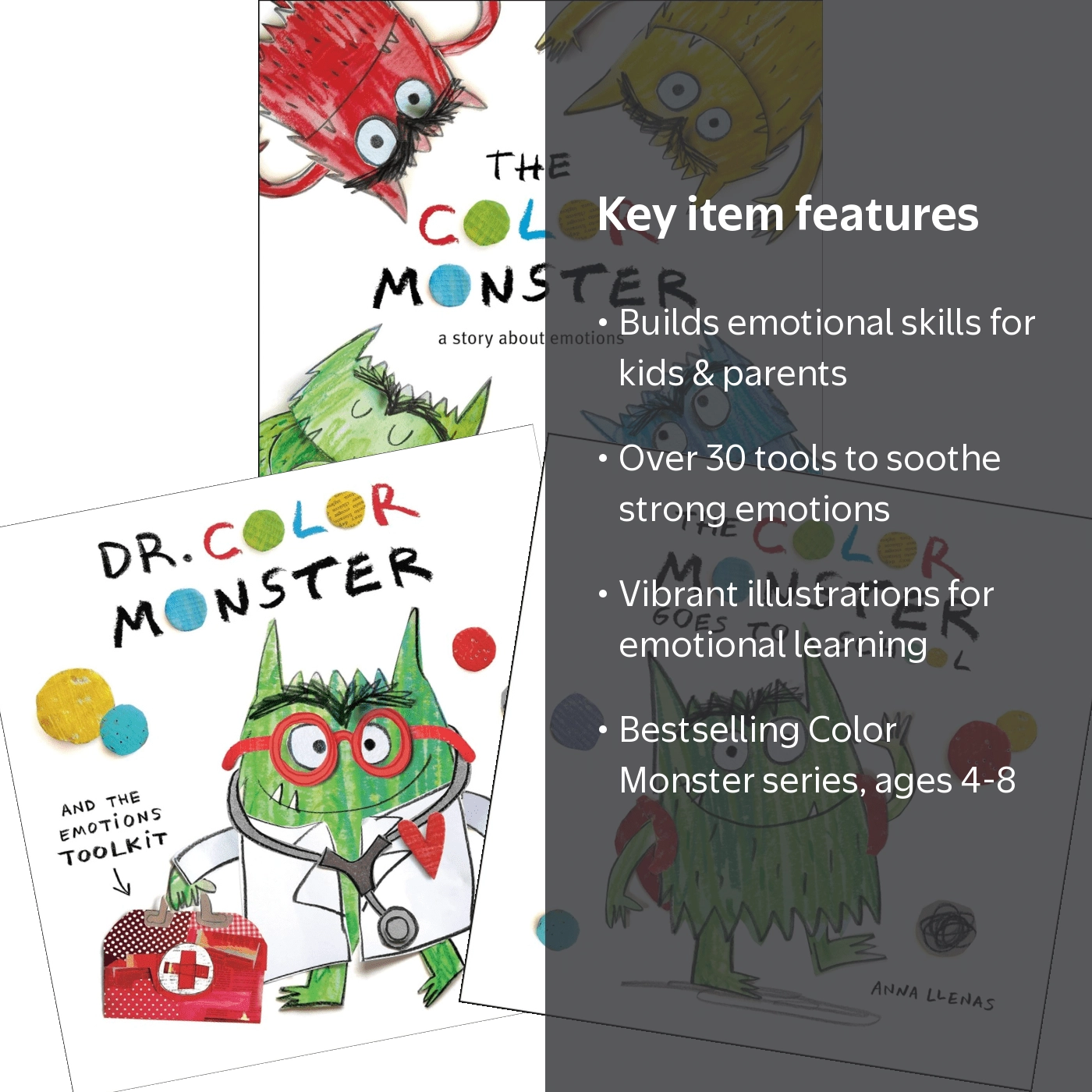 The Color Monster Set: The Color Monster; The Color Monster Goes