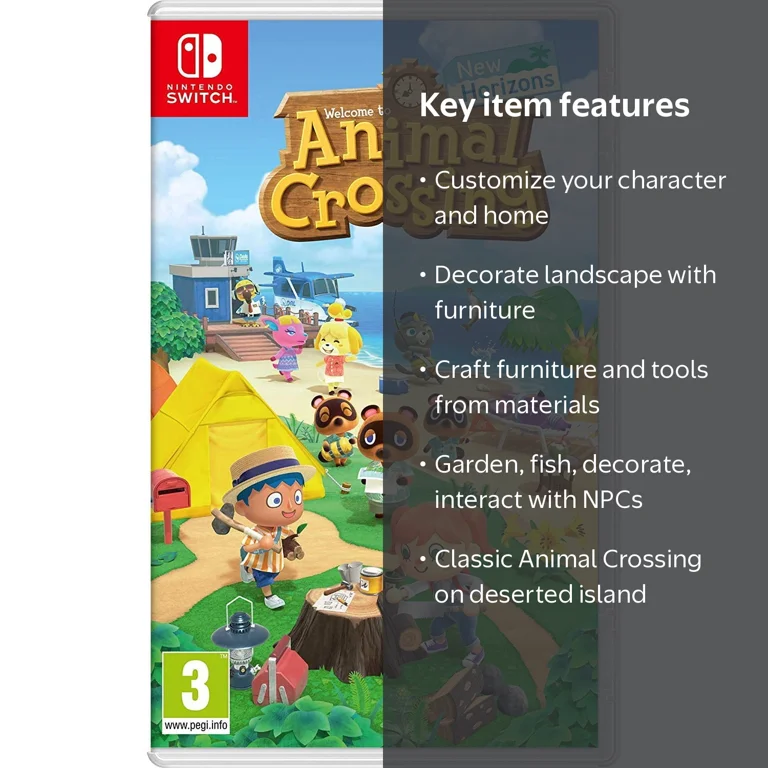 Nintendo Switch Game - Animal Crossing New Horizons, European