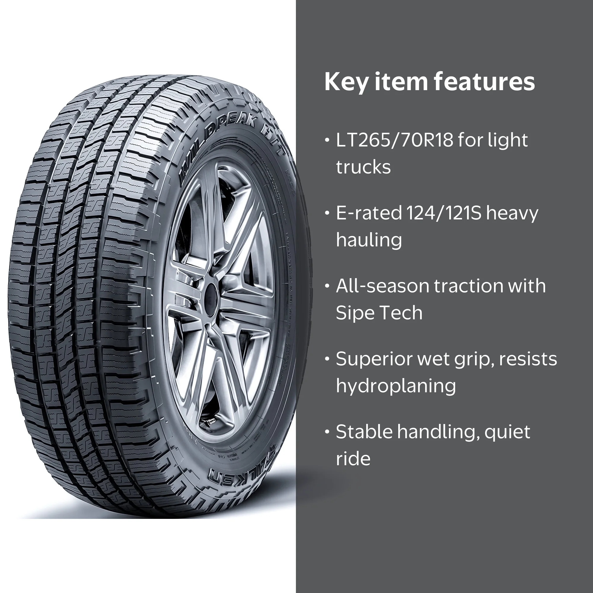 Falken Wildpeak H/T02 All-Season LT265/70R18 124/121S E Light