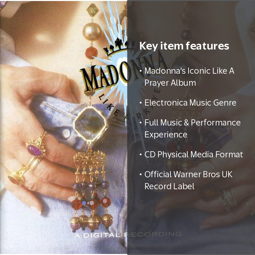 Warner Bros., Madonna, Like A Prayer, Music and Performance, CD