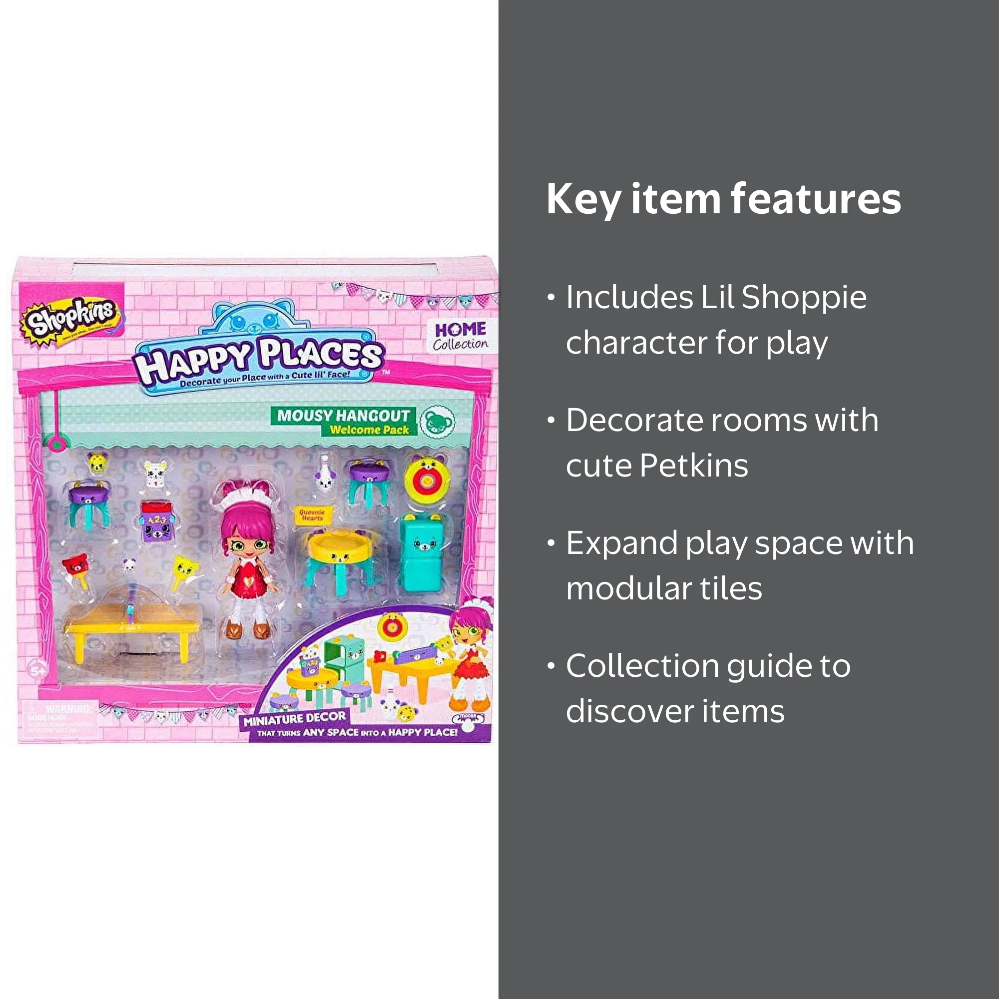 Happy Places Shopkins Season 2 Welcome Pack Mousy Hangout