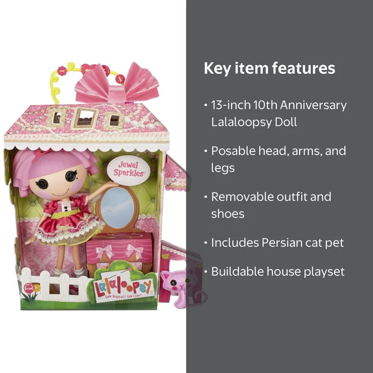 Lalaloopsy Princess Jewel Sparkles Doll Set, 13