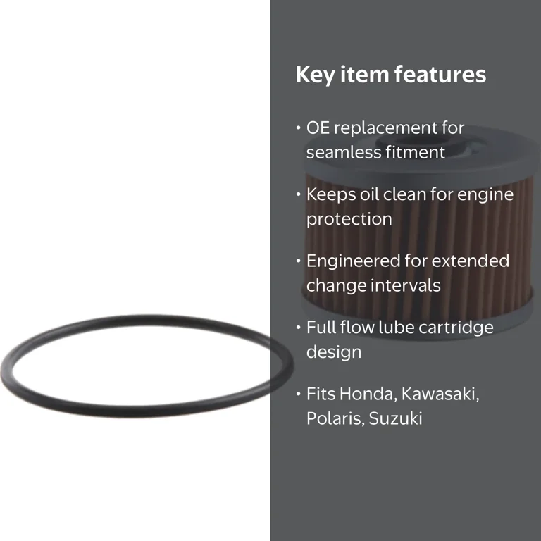 FRAM Motorcycle/ATV Oil Filter, CH6015 for Select Honda, Kawasaki