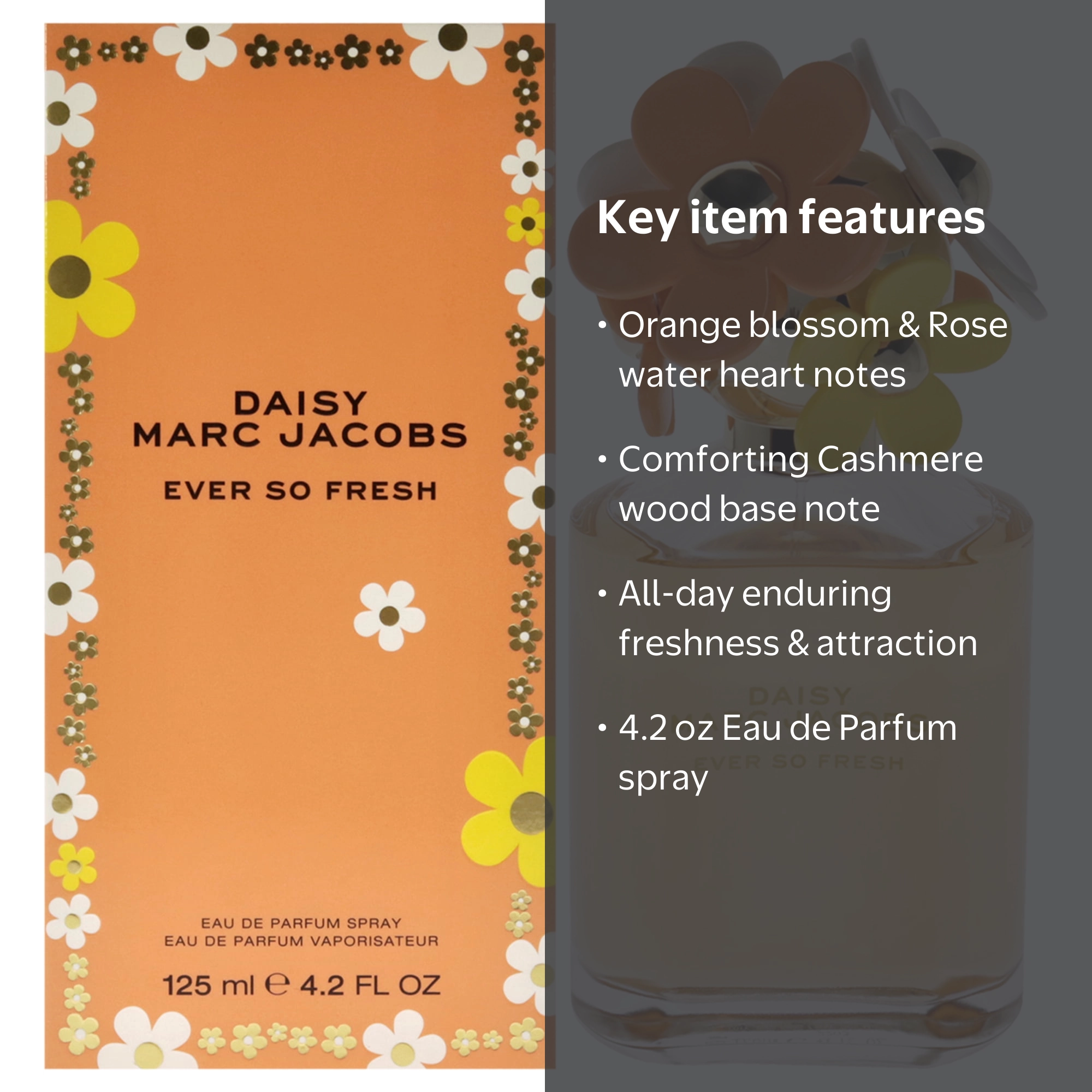 Marc Jacobs, Daisy Ever So Fresh, 4.2 oz EDP Spray - Walmart.com