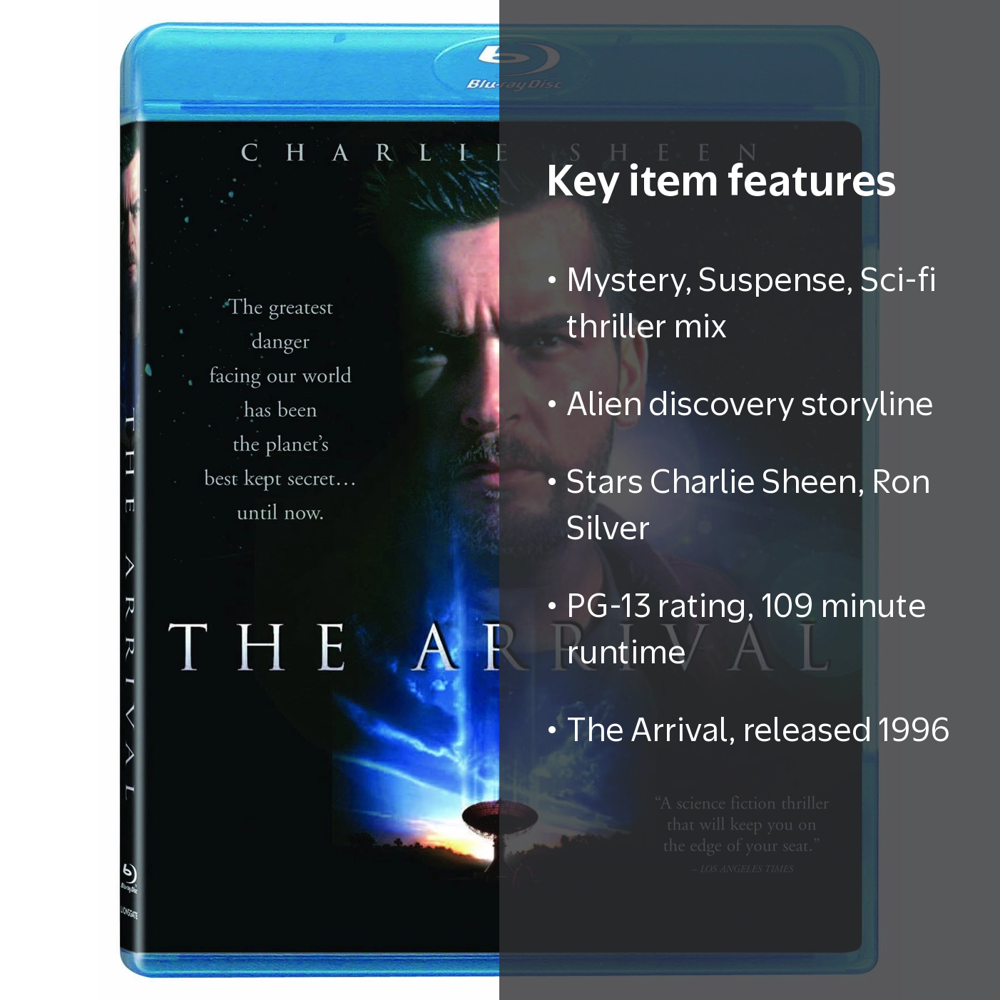 Lions Gate, The Arrival Blu-ray, 1996, Mystery & Suspense