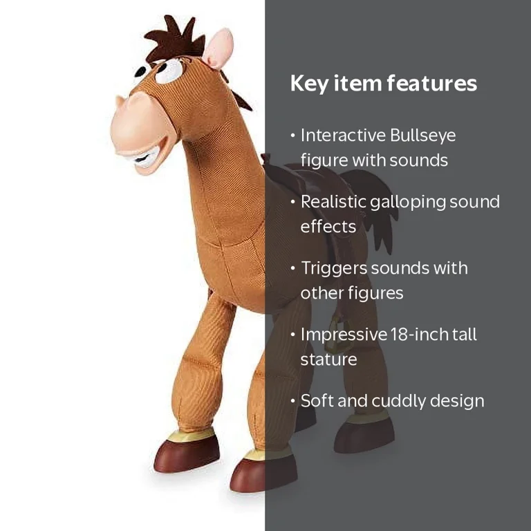 Disney Pixar Toy Story - Bullseye Interactive Talking Action