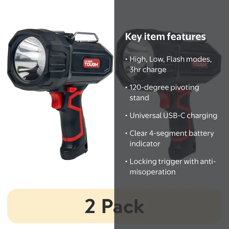 craftsman 500 lumen led rechargeable spotlight flashlight CMXLSBWP5 Lithium Ion Waterproof DIY and Tools The New Hyper Tough 500 Lumen Rechargeable Compact Work Light is your ultimate solution for illuminating your workspace with precision and efficiency Craftsman LED Flashlights: First Look